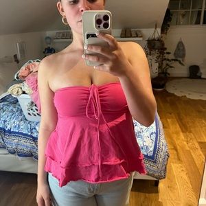 Target strapless top